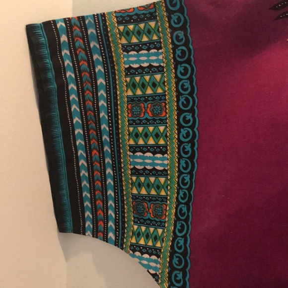 Dashiki tribal design short sleeve, 2front pockets - Picture 6 of 9